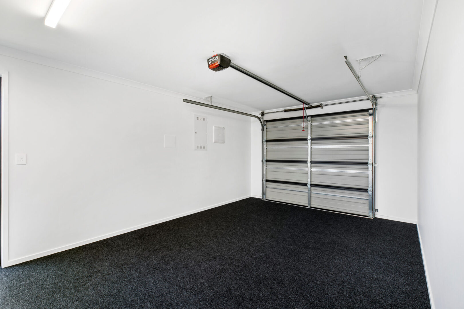 Modern, clean garage interior